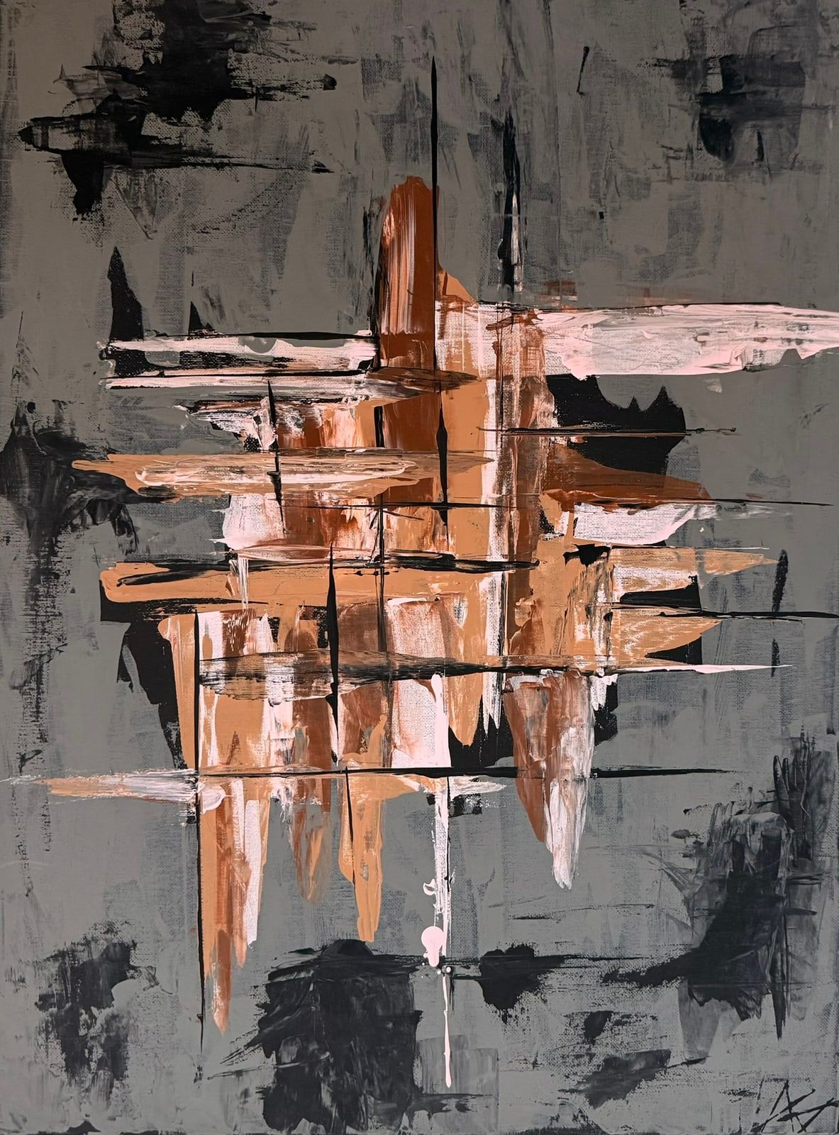 is it enough? — painting by Andres Gumucio