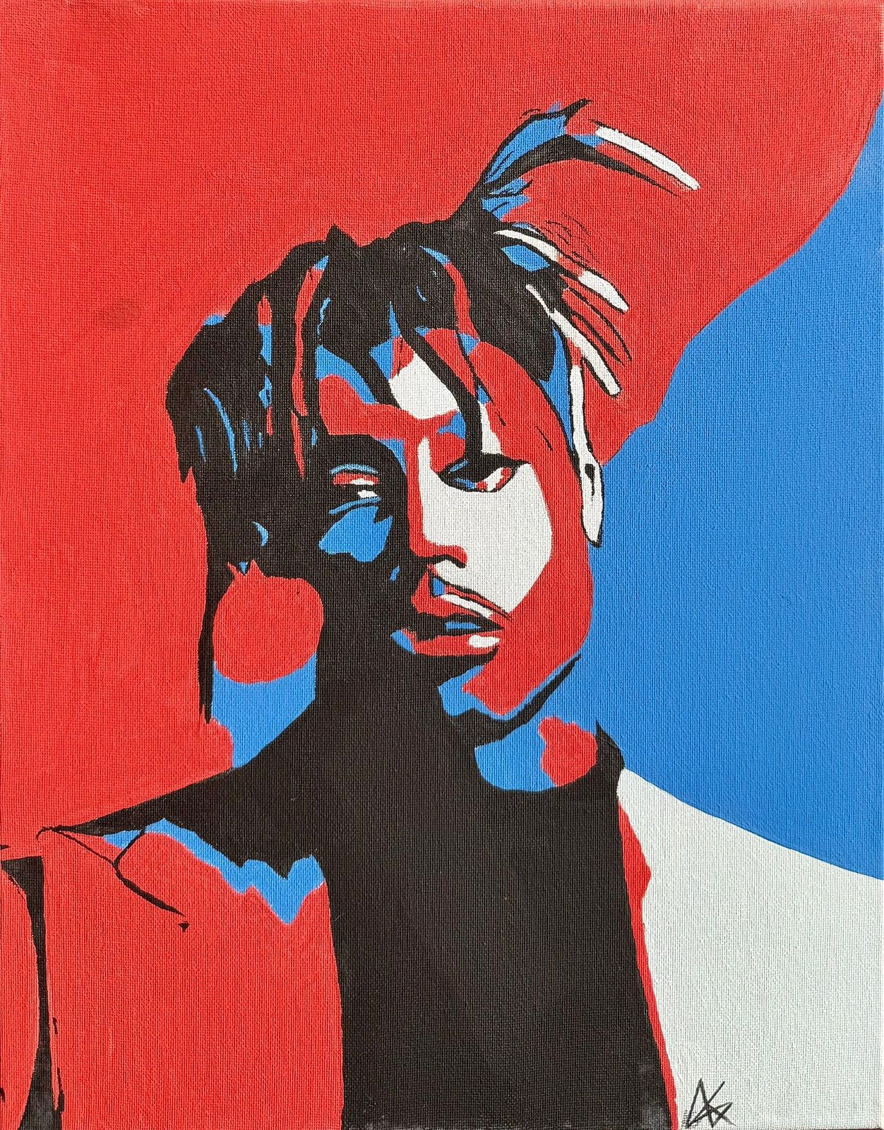 Juice WRLD — painting by Andres Gumucio